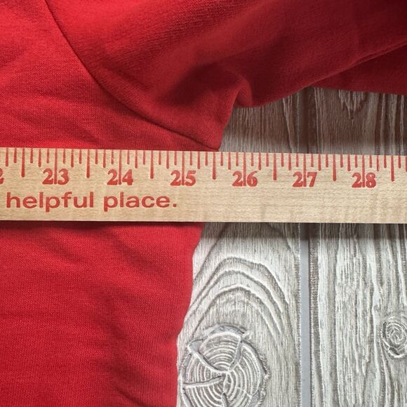 Washington Nationals Hoodie Mens XL Red Script Spellout Sewn Fleece Majestic New - Picture 9 of 11